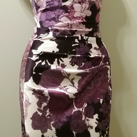 Donna Morgan size 6 sleeveless dress Floral curran - Picture 4 of 4